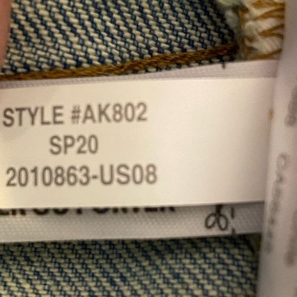 Madewell  Rivet & Thread 11" High-Rise Skinny Jeans in Gordon Wash Sz 27 AK802 - Picture 9 of 9